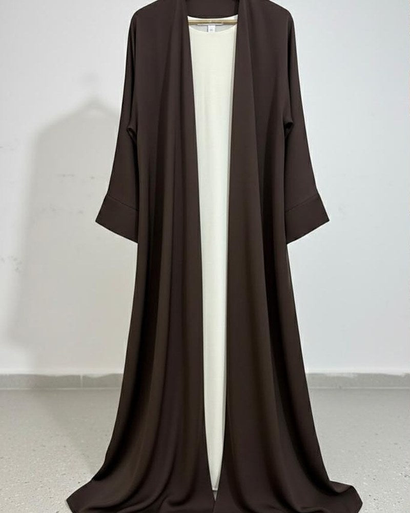 Cocoa Open Abaya