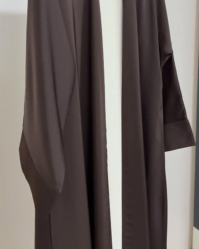 Cocoa Open Abaya